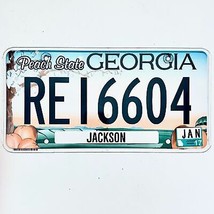 2017 United States Georgia Jackson County Passenger License Plate REI6604 - £13.22 GBP