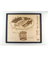 Doyt Perry Stadium Bowling Green Ohio Blueprint Wood Art, Framed Stadium... - $40.17 CAD