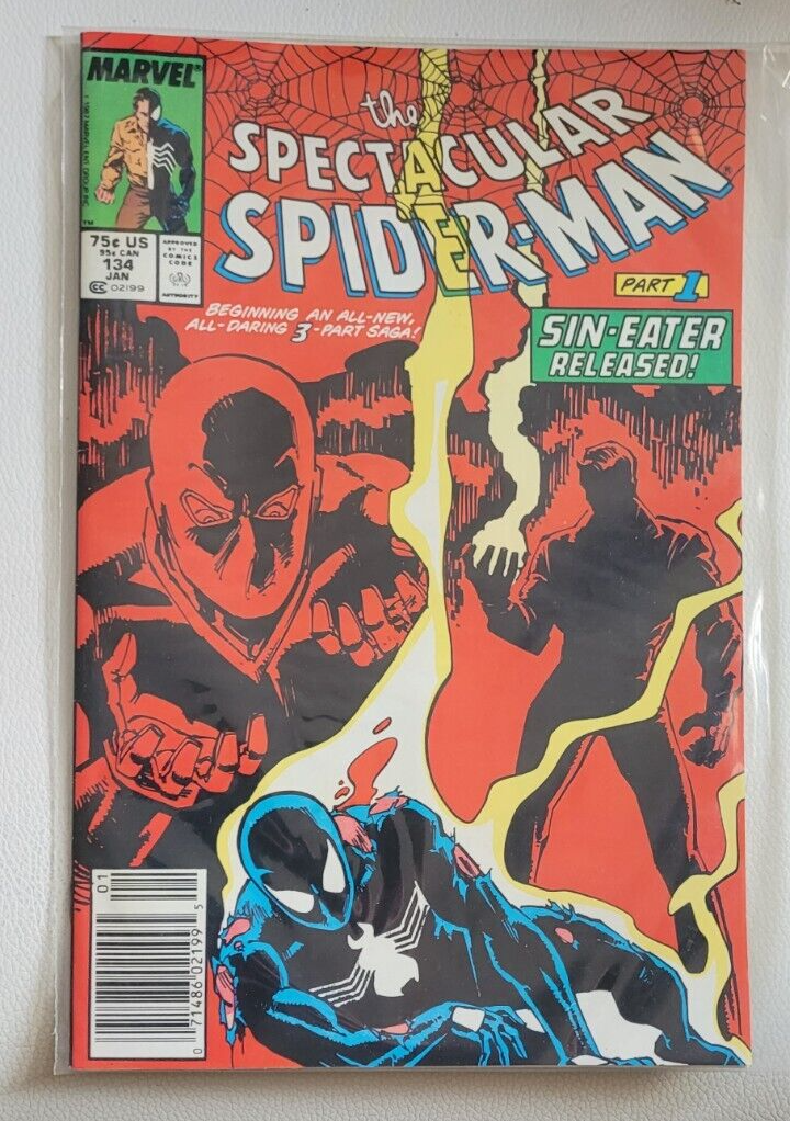 VTG the Spectacular Spider Man 134 Jan Sin- Eater Released! Marvel Colle... - $9.99