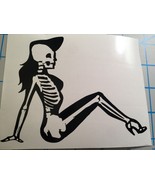 Sexy Pin Up Skeleton|Pin Up| Rockabilly|Cute|Mud Flap|Tattoo Style|Vinyl... - £2.50 GBP