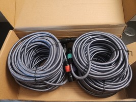 XLR Microphone Cables 25 ft 6 Pack Braided Premium Balanced XLR Cable 3-... - $48.51