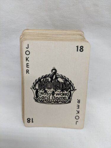 Lot Of (48) Wordy Cross Word Card Game Cards - $9.89