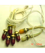 NOS 5 Red LHC82/1RT2, 1 White/1WT2 &amp; 1 Yellow/1YT2 Dialco 6V Small  Pane... - $643.44 MXN