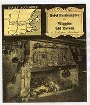 1930&#39;s Hotel Northampton &amp; Wiggins Old Tavern Brochure Massachusetts - £14.24 GBP