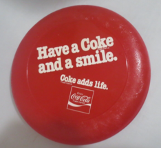 Coca-Cola Have a Coke and a smile Coke adds life Frisbee 9 inches - £5.14 GBP