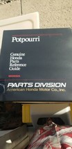 1985 Dealer Honda Potpourri Genuine Parts Reference Guide ATV manual - $98.01