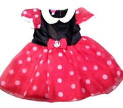 Minnie Mouse Red Dress 12-18 Month Disney Baby Lined Tulle Toys R Us - £11.87 GBP