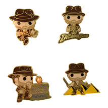 Indiana Jones Raiders of the Lost Ark Indy Set Pin 4pk - £33.82 GBP