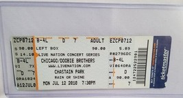 CHICAGO / DOOBIE BROTHERS - ORIGINAL 2010 UNUSED WHOLE FULL CONCERT TICKET - £11.99 GBP