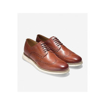 Mens COLE HAAN Shoes OriginalGrand Wingtip Oxford Lace up Comfort C26471 Tan image 2
