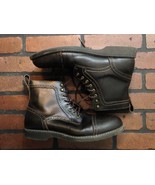 Bass Boots Wingtip Brown Leather Size 11.5 - £33.16 GBP