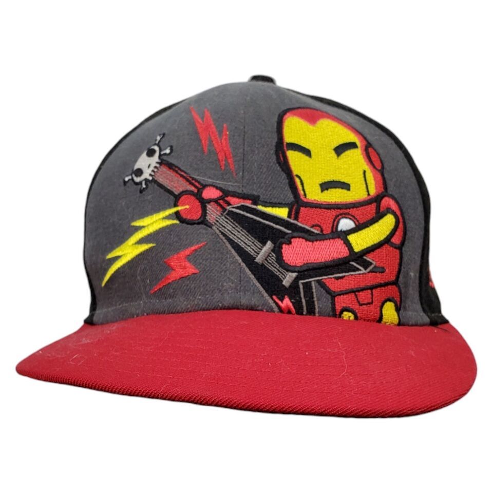 Primary image for New Era tokidoki Marvel Iron Man Rocking Out Guitar Hat Cap 7.25 Multicolor EUC