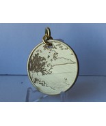 Serenity Lake Scene Prayer Key Chain Tag Keychain Medallion AA - $2.56