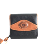 Kathie Lee Collection Women Wallet Brown Black Leather Coin Purse - £9.55 GBP