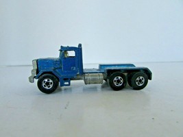 Mattel Hot Wheels 1979 Peterbilt Blue Semi Truck Malaysia 1/64 H2 - $3.62
