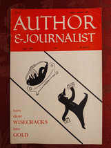 Rare Author Journalist Magazine July 1951 R. R. Mc Collum Helen Kitchen Branson - £12.45 GBP