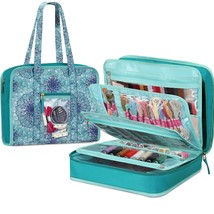 Sewing And Craft Supplies Storage Tote, Large Capacity Travel Packing Or... - £53.55 GBP