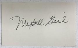 Max Gail Signed Autographed Vintage 3x5 Index Card - $15.00