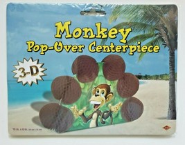 2010 Beistle Company Monkey Pop-Over Centerpiece Luau Pary Decoration New - £10.27 GBP