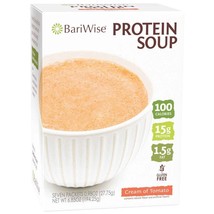 BariWise Protein Soup Mix, Cream of Tomato, 15 Protein, Gluten Free (7ct) - £21.82 GBP
