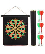 DURYGEN Dart boards, Strong magnetic double-sided dart disc with six darts - £17.06 GBP