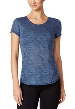 allbrand365 designer Ideology Womens Heathered Marled T-Shirt Color Lucky Blue L - £22.12 GBP