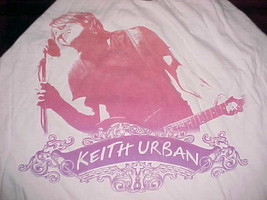 KEITH URBAN Control Escape Together 2009 World Tour Concert Baseball T-Shirt 2XL - £93.06 GBP