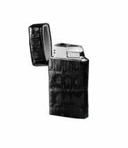 Brizard and Co. - Venezia Lighter - Genuine Black Caiman - $224.95