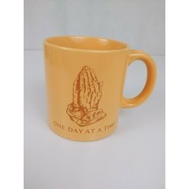 One Day at a Time Praying Hands Coffee Cup Mug - $9.89