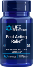 MAKE OFFER! 2 Pack Life Extension Fast Acting Relief 60 Softgel - £37.49 GBP