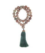 Tasbih gZi 12mm Bead Stone - 33 Prayer Beads with Dark Royal Green Ivory... - $36.95 CAD