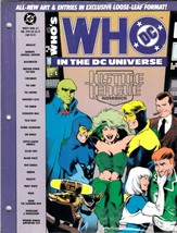 Who&#39;s Who In The Dc Universe #7 (Feb. 1991) Loose-Leaf Edition - Justice League - £7.07 GBP