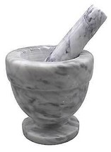 4&quot; White Marble Mortar And Pestle Set - $76.02