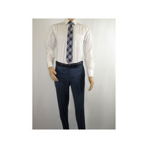 Men Suit BERLUSCONI Turkey 100% Italian Wool Super 180's Vested #Ber1 Navy Blue image 9