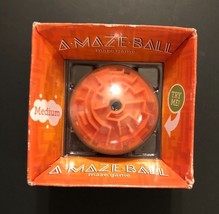 THINKGEEK  A-maze-ball Amazeball Orange Maze Game 2015 New - $9.89