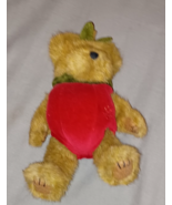 Boyds Bears  Gen-yoo-wine Smith Applewish 2001 Plush Red Apple Bear Cost... - $9.00