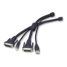 Belkin Omniview SOHO KVM Cable USB DVI and Audio (F1D9201-10) - £18.00 GBP