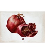 Pomegranate Watercolor Painting Original Wedding Gift Food Watercolour F... - £78.18 GBP