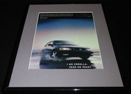 2000 Toyota Corolla Framed 11x14 ORIGINAL Vintage Advertisement B - $34.64