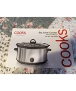 Cook&#39;s Essentials 6qt Slow Cooker. *Manual Only* Lot no. 780-5505 - $9.89