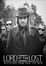 LORD OF THE LOST Waiting for you to die FLAG CLOTH POSTER BANNER CD Goth... - $20.00