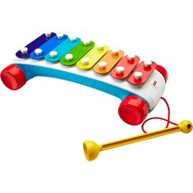 Fisher-Price Classic Xylophone Toddler Pretend Musical Instrument Pull Toy - £26.34 GBP