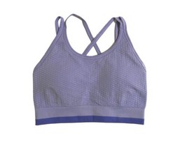 Z By Zella Purple Sports Bra Black Seamless SZ XS New - $25.00