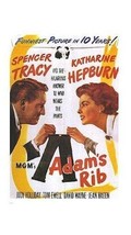 Adam&#39;s Rib Movie Poster ~ Pants 26x38 Katharine Hepburn Spencer Tracy - £10.41 GBP