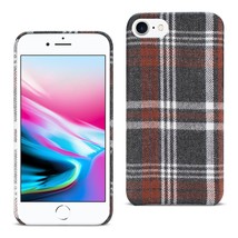 [Pack Of 2] Reiko iPhone 7/8/SE2 Checked Fabric Case In Brown - £20.40 GBP