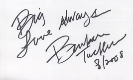 Barbara Tucker USA Soul Singer Hand Signed Autograph Card - £6.25 GBP
