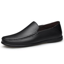 High Quality Business Loafers Men Casual  Slip on Shoes Genuine Leather Mens Sho - £62.02 GBP