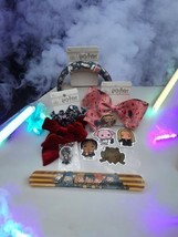 Harry Potter Scunci Headband Hair Ties Bow Slap Bracelet Sticker Read De... - $15.83