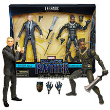 Marvel Legends Black Panther 6 Inch Figure Set - Everett Ross & Eric Killmonger - $79.99