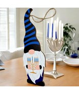 Happy Hanukkah Gnome Wooden Hanging Sign - $16.33 CAD